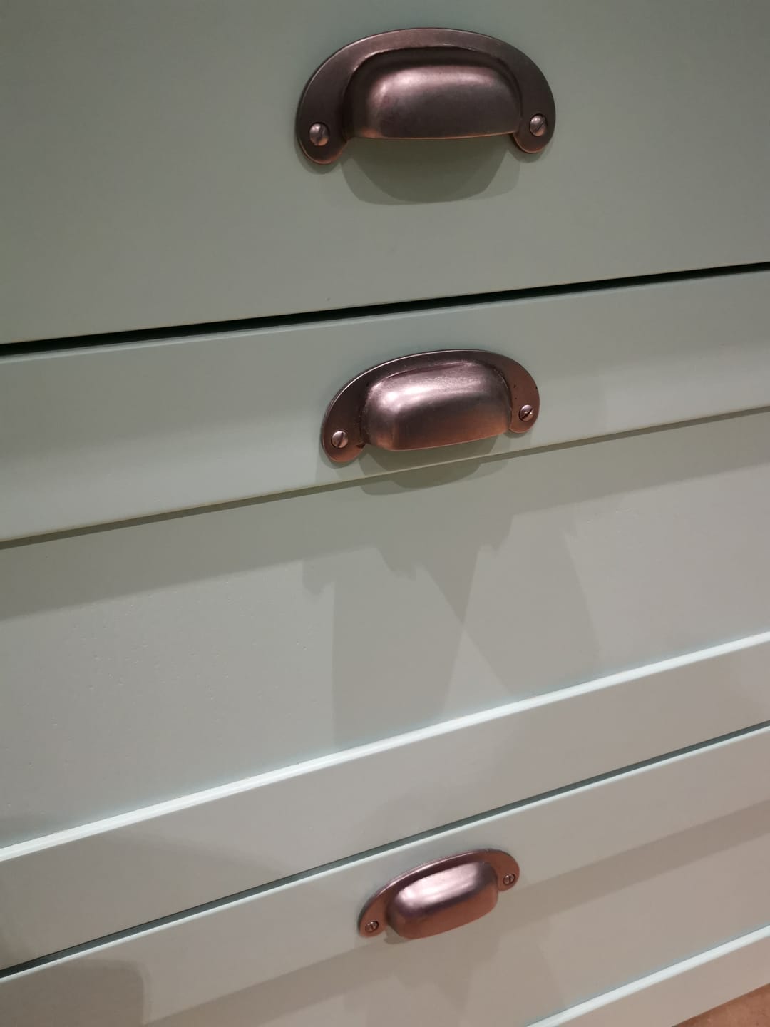 Customer photo review of Classic Cast Iron Cupboard Handles