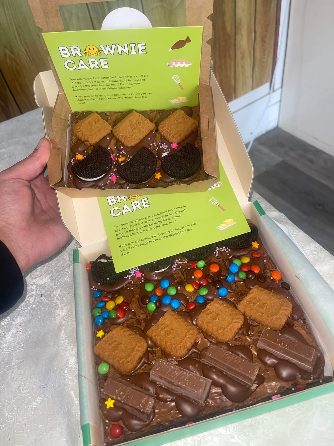 Customer photo review of Favourites brownie