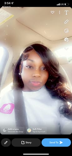 Customer photo review of 3 Bundle + 5x5 HD Lace Closure Deals