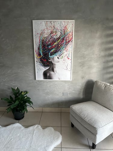 Customer photo review of WHITE FRAME