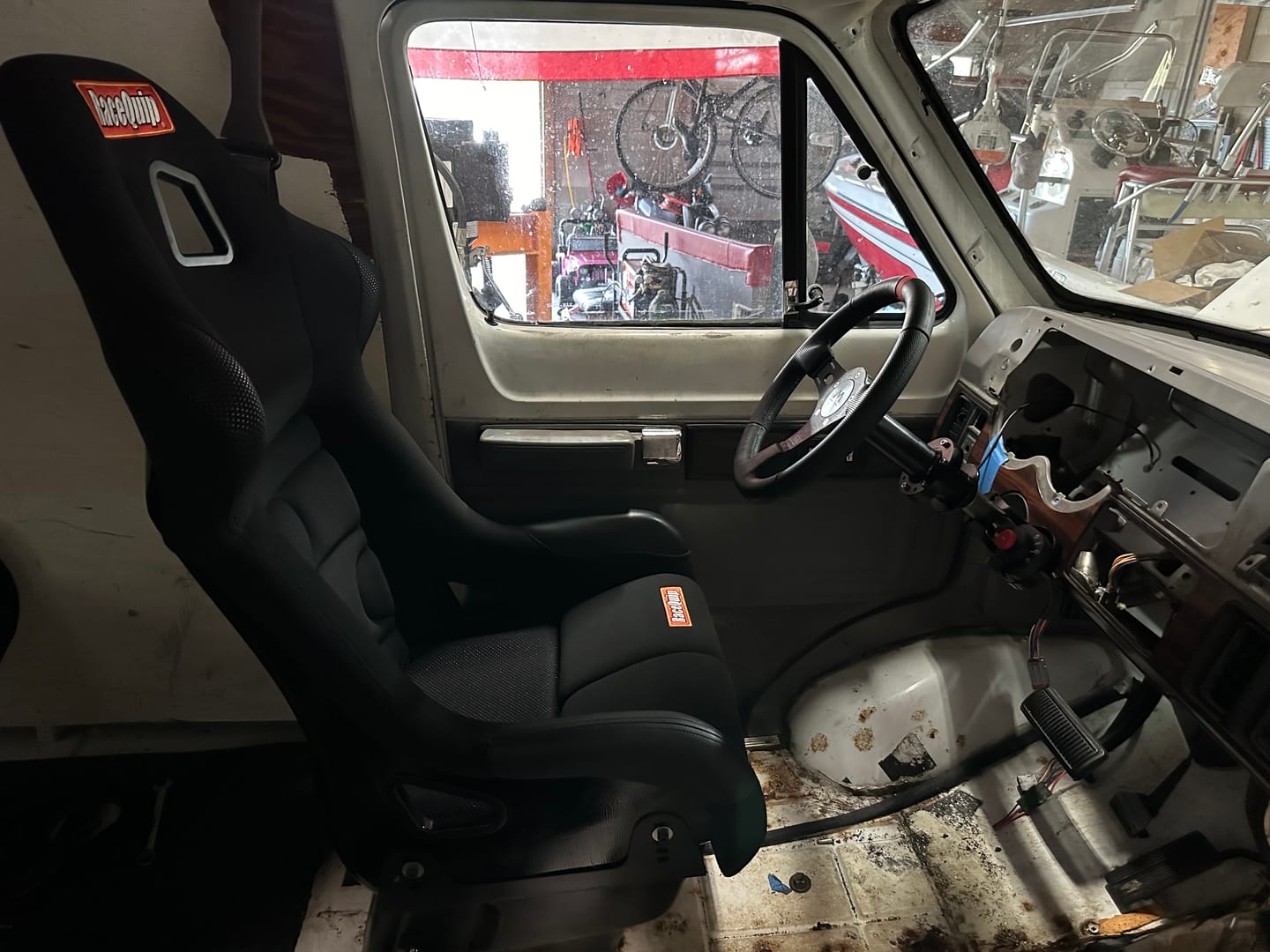 Customer photo review of Motion Raceworks DIY Lightweight Chromoly Steering Column Kit 15-210