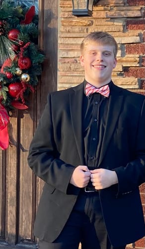 undefined review of Peppermint Candy Cane Bow Tie image 1 out of 1