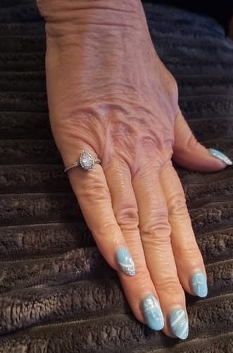 Customer photo review of Teardrop From Heaven Urn Ring