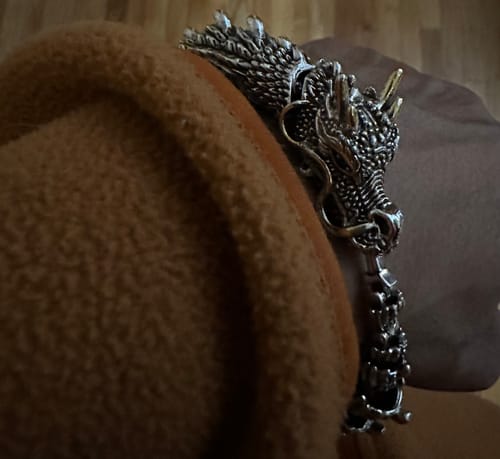 Customer photo review of Ryujin Dragon Scale Bracelet