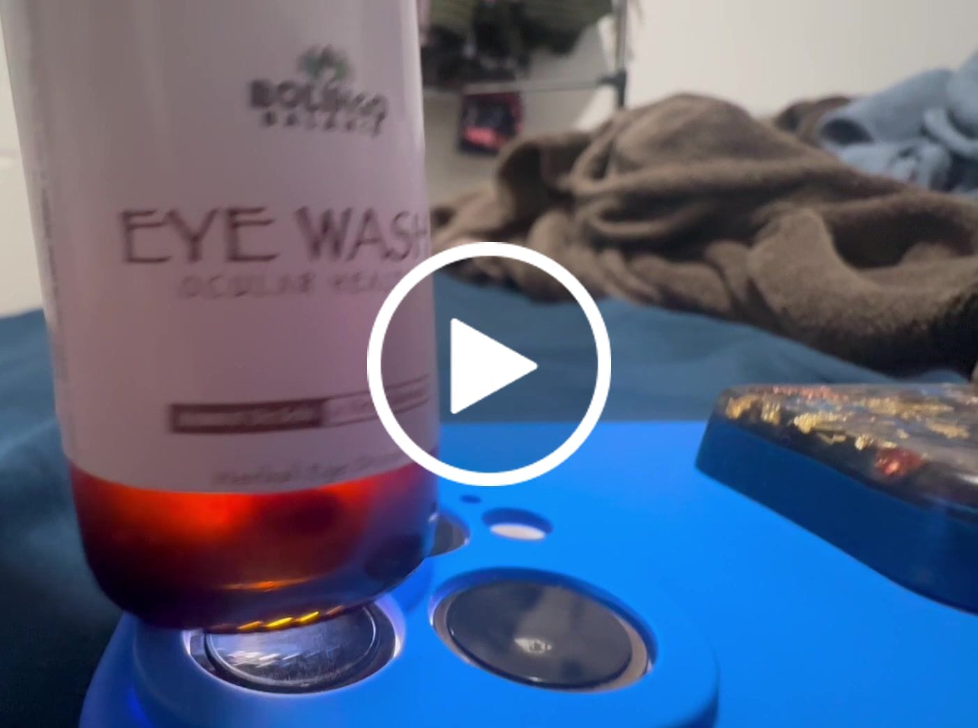 Customer video review of Eye Wash