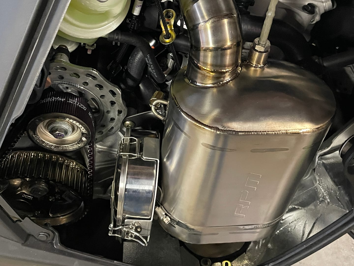 Customer photo review of Polaris RMK 9R / 850 NA Titanium Q-Muf Chambered Muffler