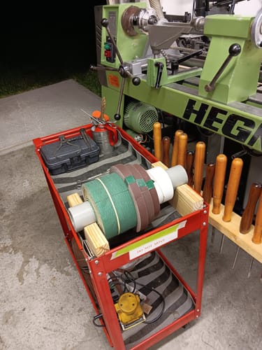Customer photo review of 1 1/2 inch X 50 YD Sanding Shop Roll