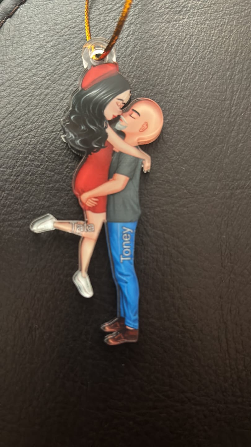 Customer photo review of Personalized Ornament, Couple Portrait, Firefighter, Nurse, Police Officer, Teacher, Gifts by Occupation