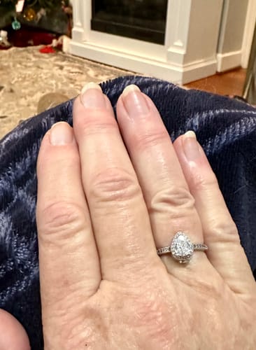 Customer photo review of Teardrop From Heaven Urn Ring