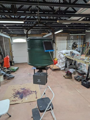 Customer photo review of 12V Metal Game Feeder Kit