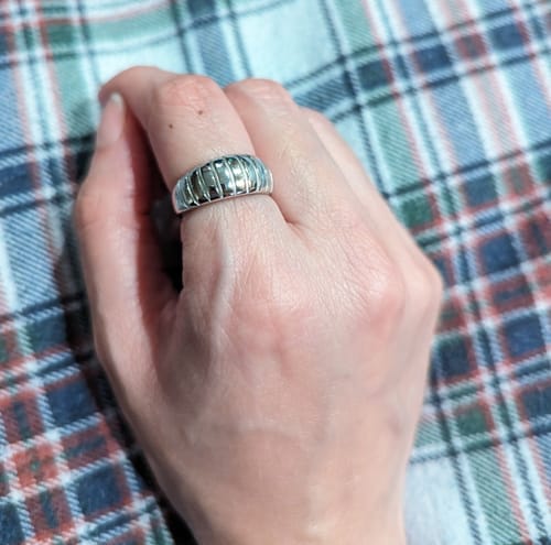 Customer photo review of Coco Ring - Silver