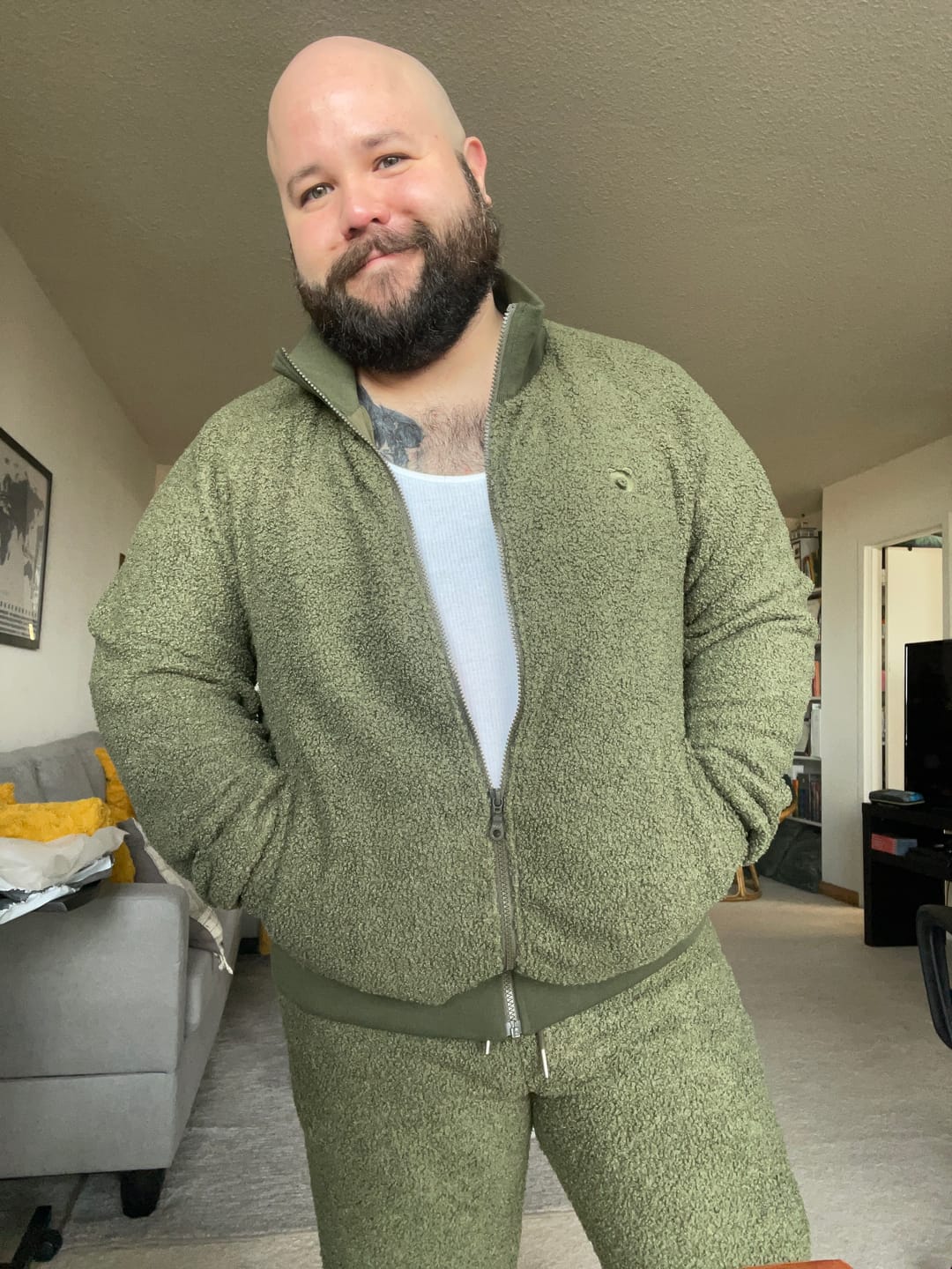 Customer photo review of The KOZY Bear Track Pant // LUCK