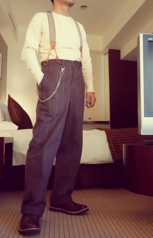 Customer photo review of Lot 920 Old Time Stripe Pants