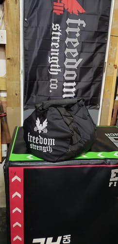 Customer photo review of Freedom Strength banner