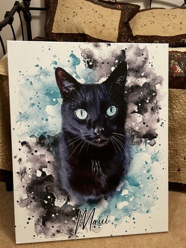 Alec Z. review of Your Cat as Watercolor Portrait image 1 out of 1