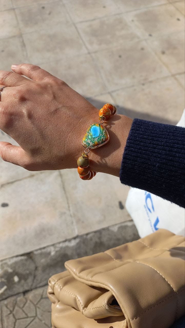 Customer photo review of Love of Fire Healing Bracelet