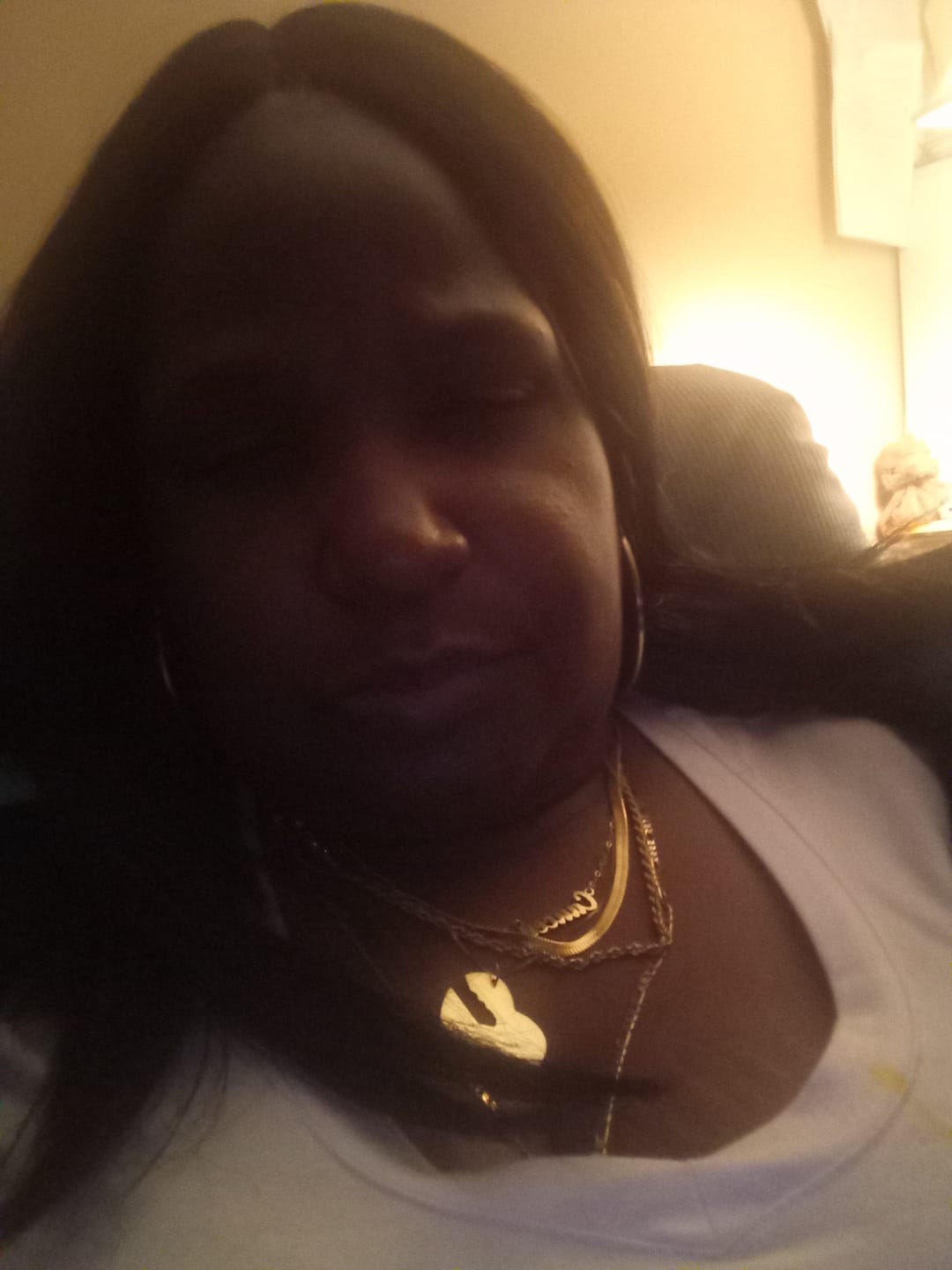 Customer photo review of Herringbone Necklace