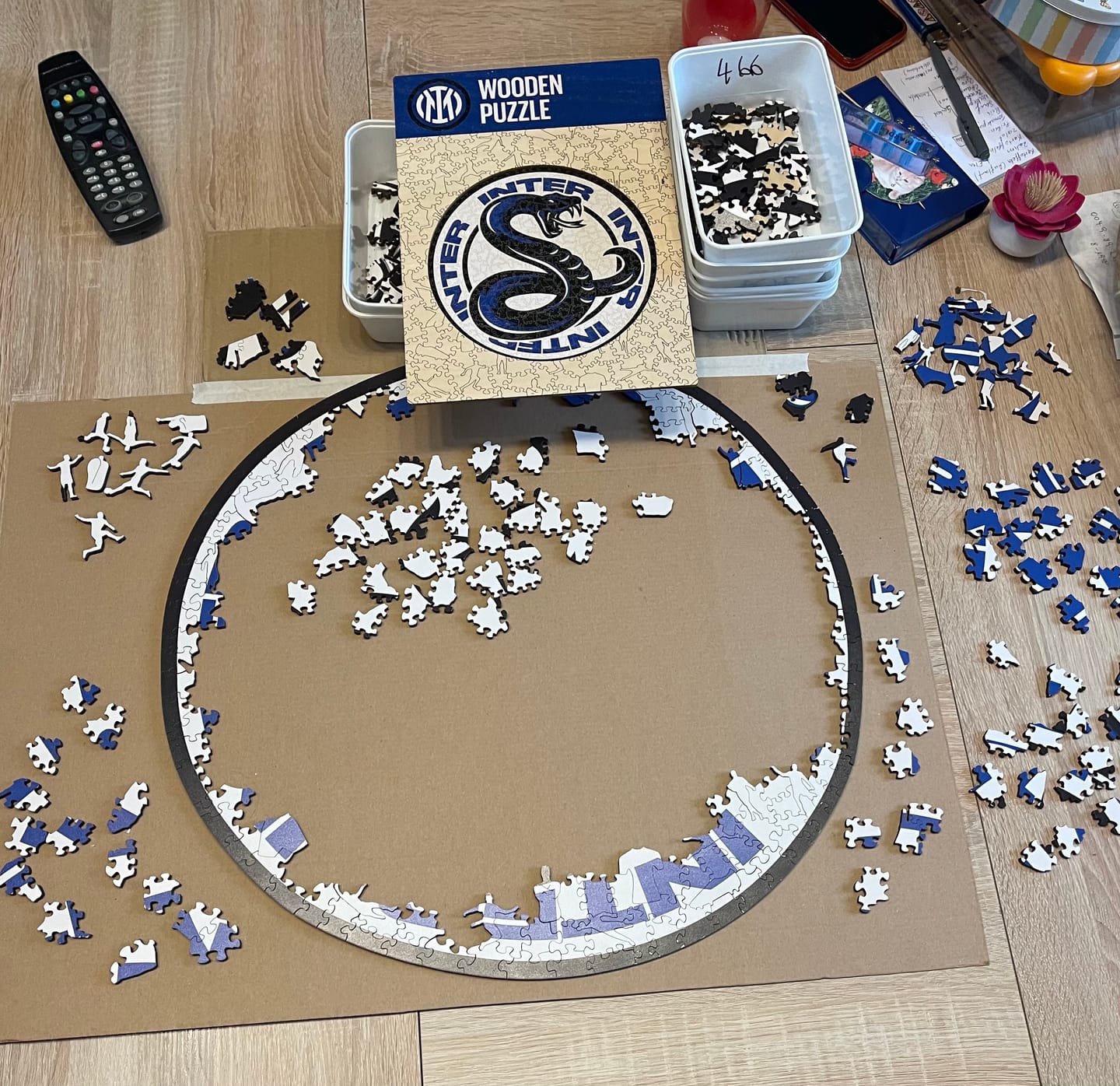 Customer photo review of FC Inter® Snake - Wooden Puzzle