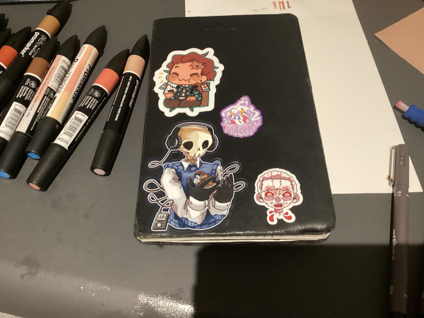 Customer photo review of Anime Samurai Stickers Set 1