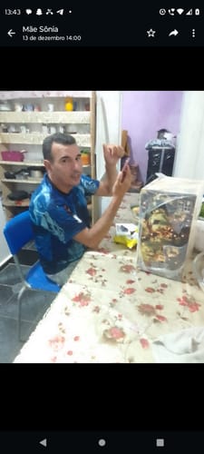 Customer photo review of Cesta de Natal Coral