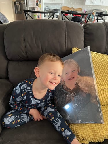 Customer photo review of The Viking Leader - Custom Canvas