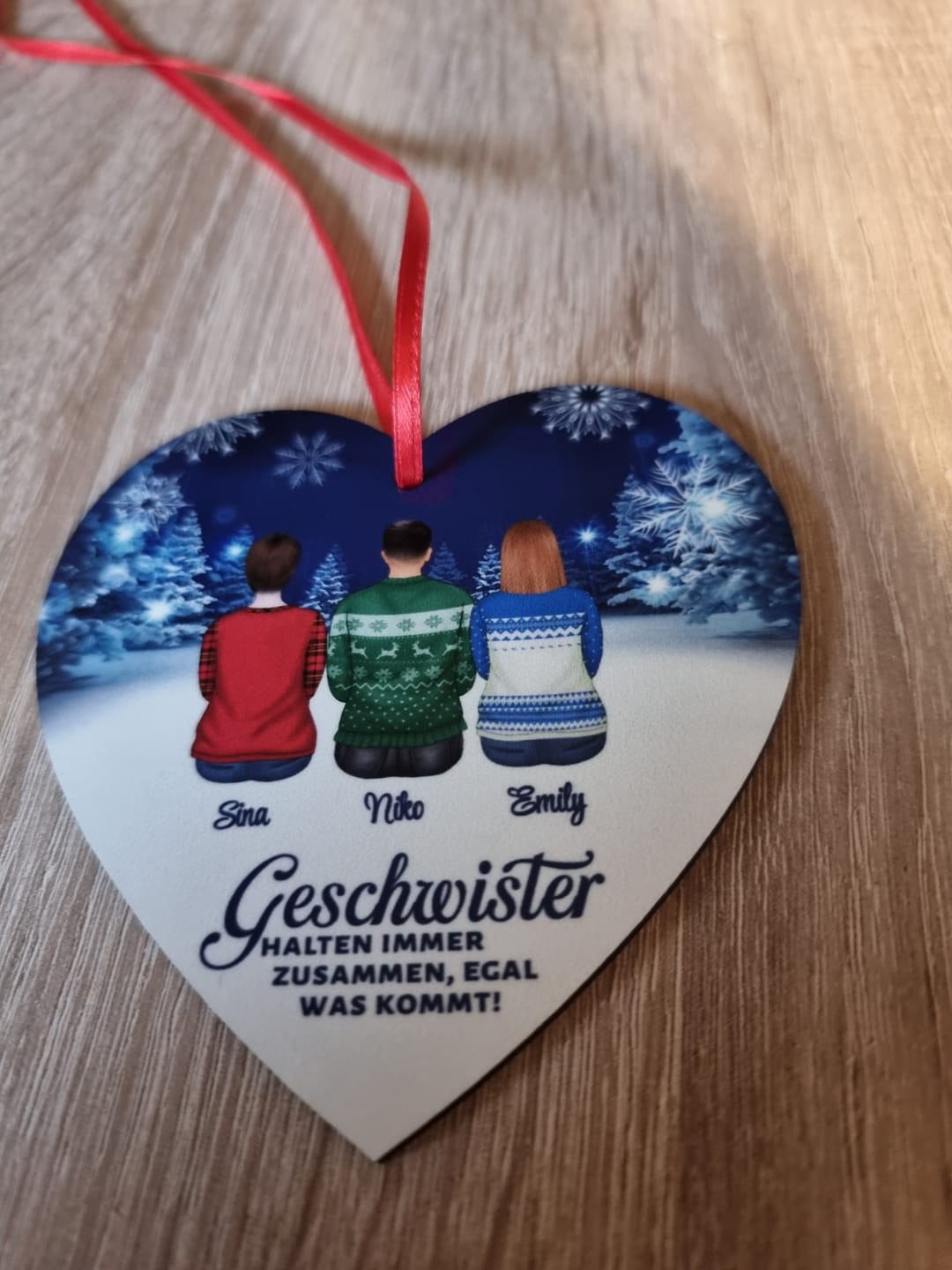 Customer photo review of Weihnachten mit der Familie - Familien-Baumschmuck