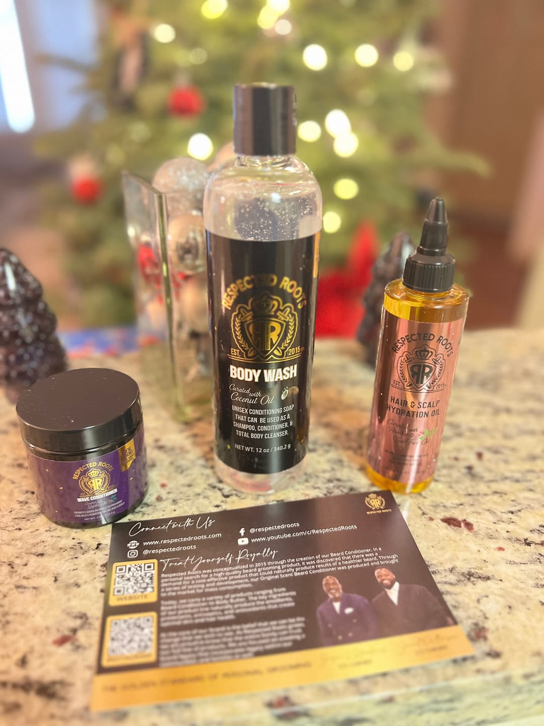Customer photo review of Respected Roots Body Wash (12 oz.)