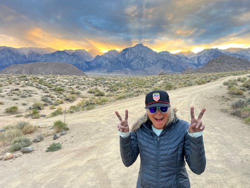 Customer photo review of Monarch Black Flat Bill Performance Hat