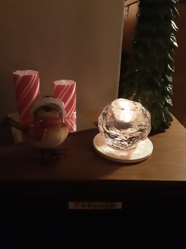 Customer photo review of O'Christmas Tree, Soy Tea Light 12-Pack