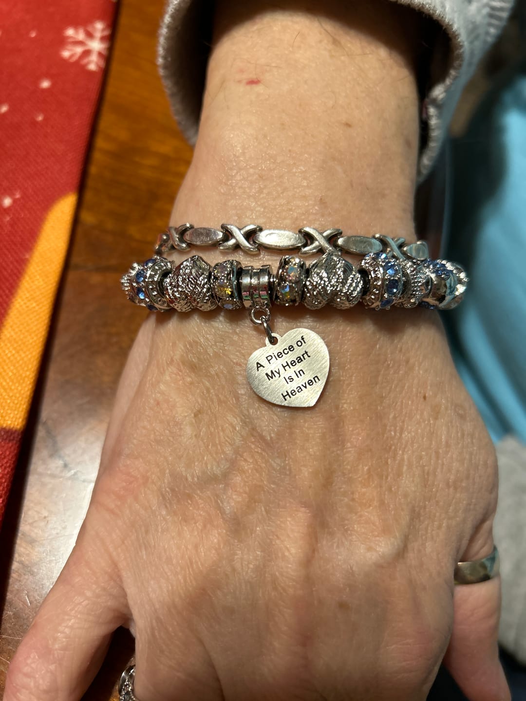 Customer photo review of Piece Of My Heart Bracelet