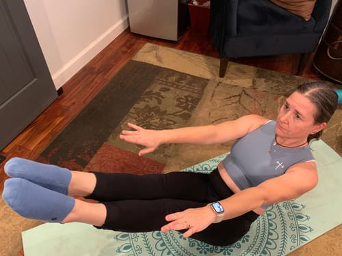 Customer photo review of Combat Top - Light Blue