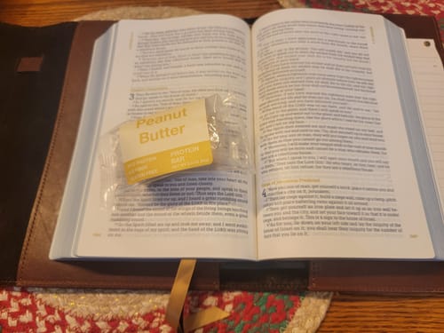 Customer photo review of Peanut Butter Protein Bar Bundle