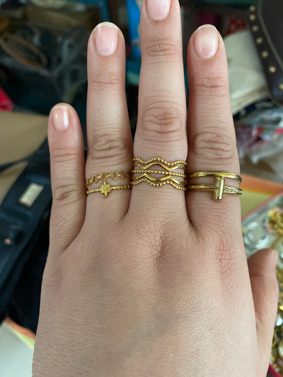 Customer photo review of Anillo Ajustable Star