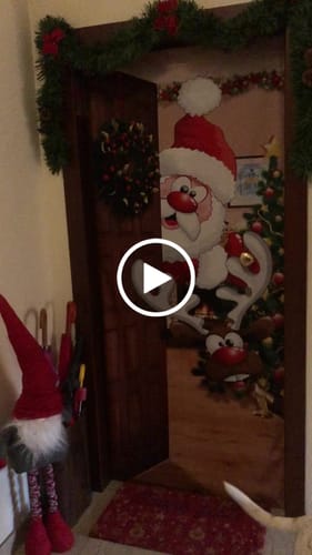 Customer video review of Incubo prima delle decorazioni per esterni di Natale