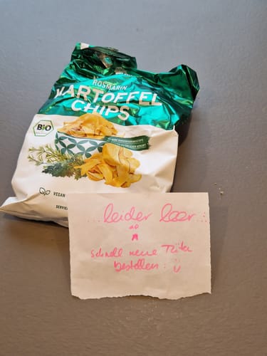 Customer photo review of Bio Kartoffelchips Rosmarin
