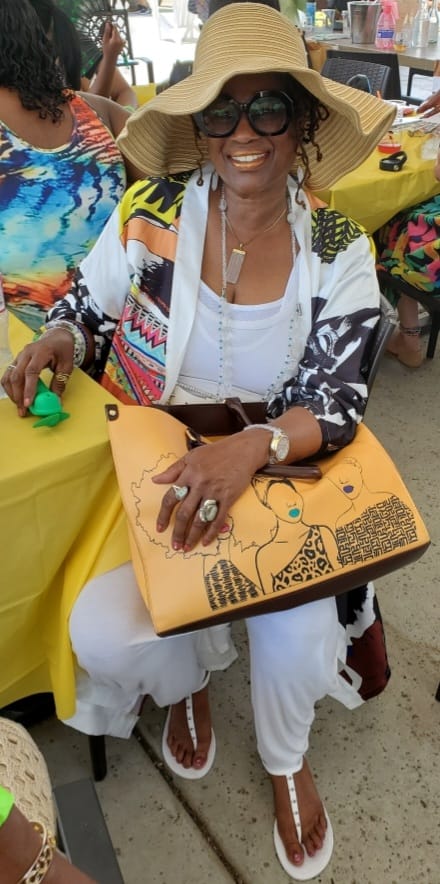 Customer photo review of Tribe Tote Bag
