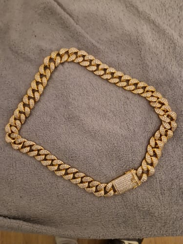Customer photo review of CUBAN BLING. - 20MM OR 18K