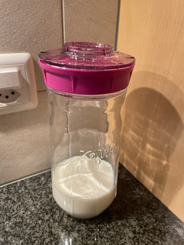 Customer photo review of KEFIRKO DIY Milchkefir-Glasset 1400ml (inkl. Milchkefir-Starterkultur)