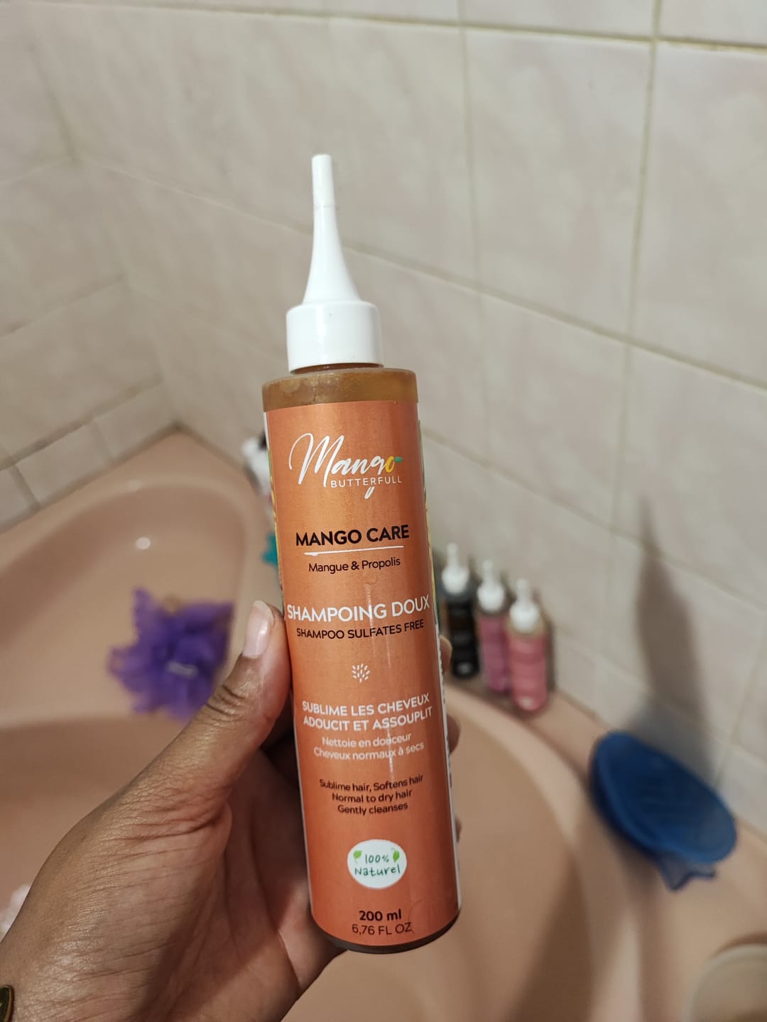 Customer photo review of Shampoing Doux CARE