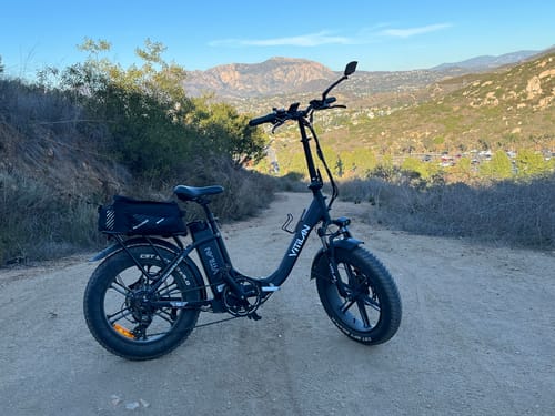 Customer photo review of U7 Step-thru Foldable Fat Tire Electric Bike