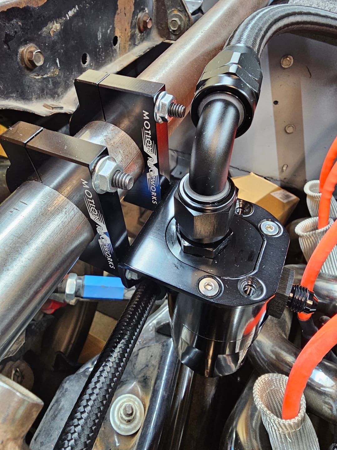 Customer photo review of Motion Raceworks 1.50" (1 1/2") Roll Bar Mount 18-12002