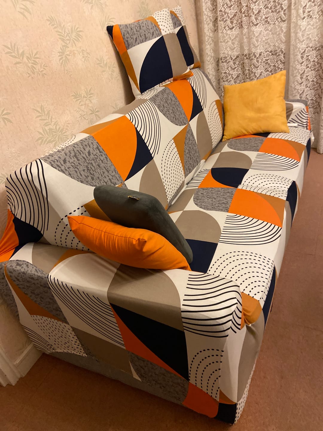 Customer photo review of Vintage - Housse de Canapé Extensible