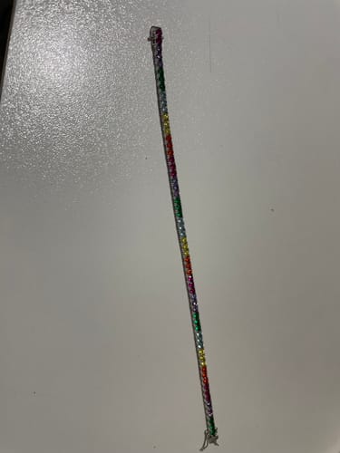 Customer photo review of Bracciale Tennis zirconi Rainbow 3mm Argento