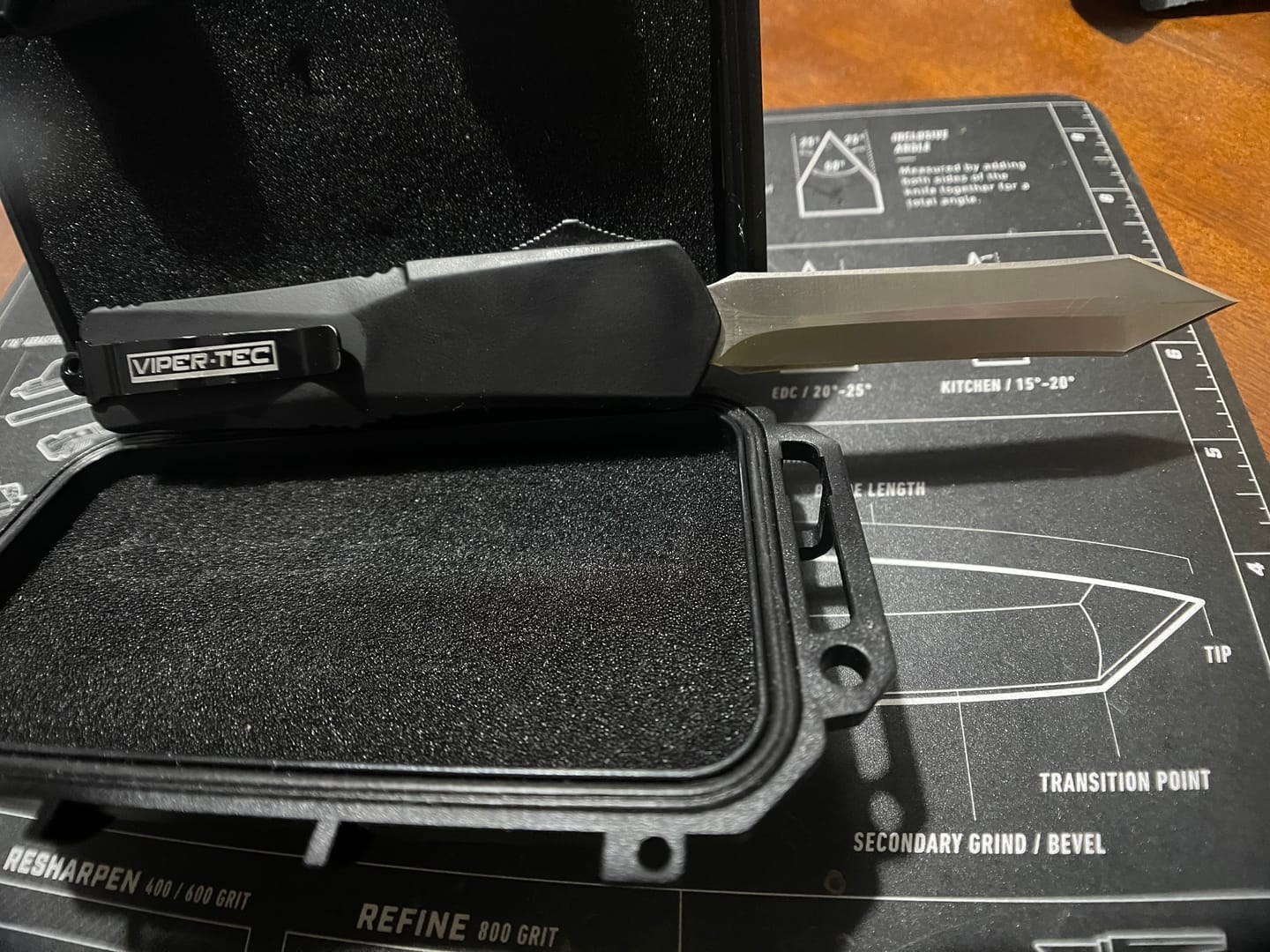 Customer photo review of Black Ghost OTF Knife - Spartan Blade