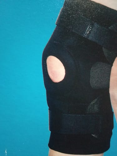 Customer photo review of Functional Knee Support | Provides moderate support & stability to the Knee | Color - Black (Single Piece)