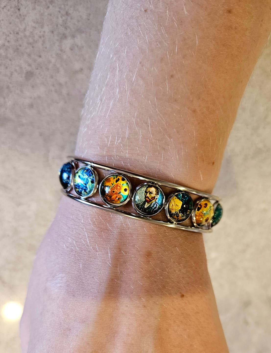 Customer photo review of "Van Gogh's Greatest Hits" Bracelet