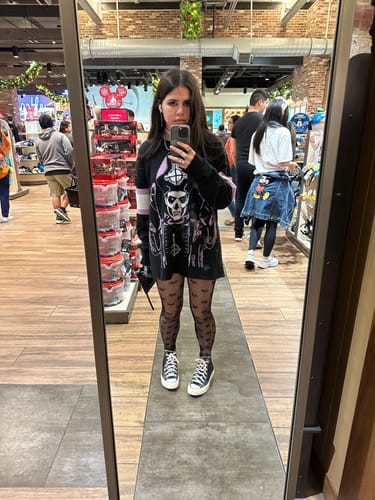 Customer photo review of 4 Pairs Babygirl Basic Opaque Stockings Set