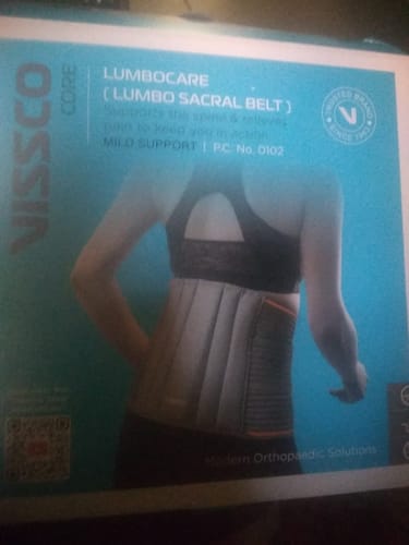 Customer photo review of Lumbocare (Lumbo Sacral Belt) | Provides Support to the Lower Back | Pain solution for Back and Abdomen (Grey)