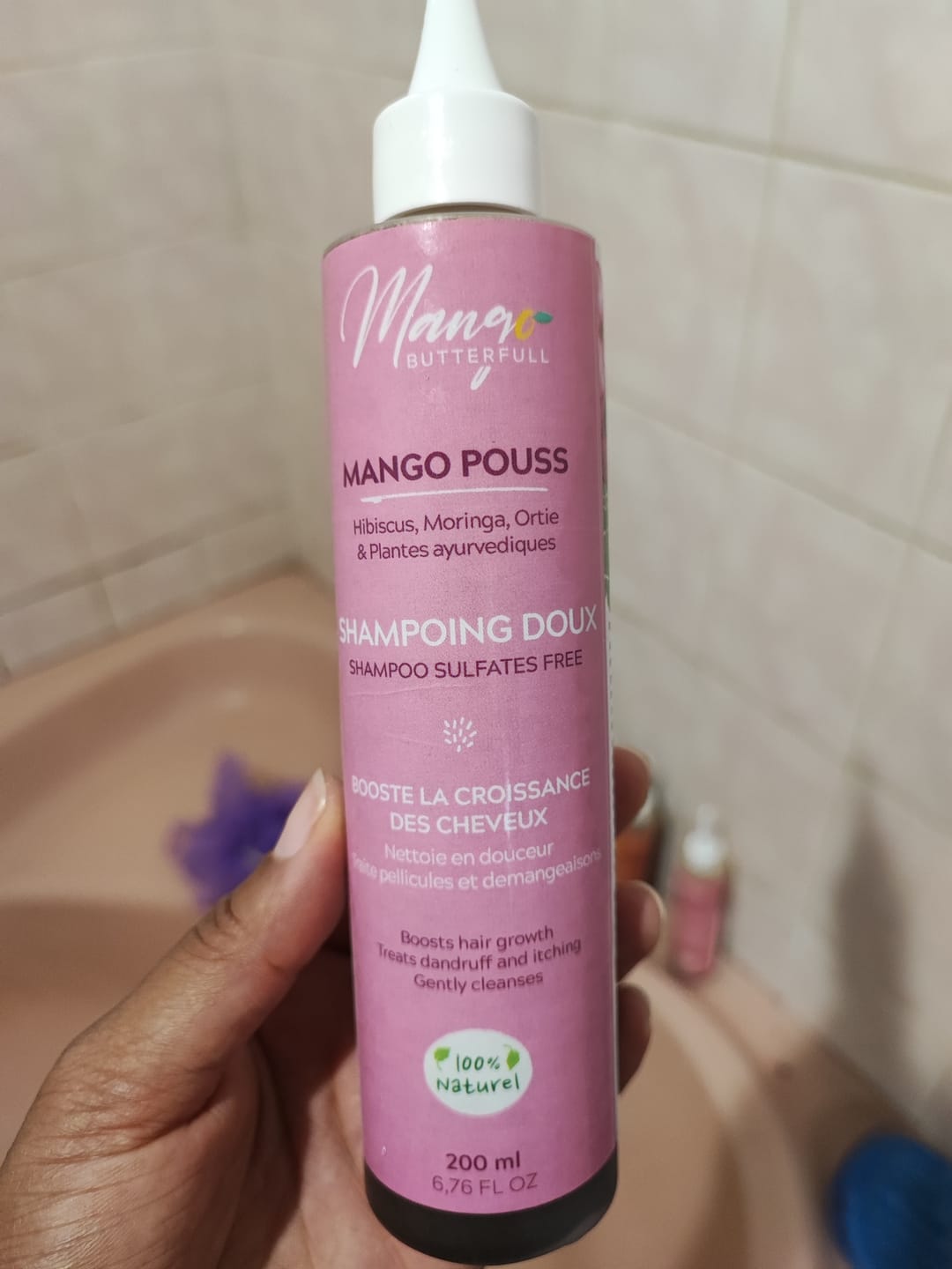 Customer photo review of Shampoing Doux POUSS