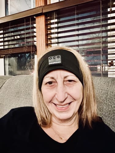 Customer photo review of CozyBand Wireless Headphones